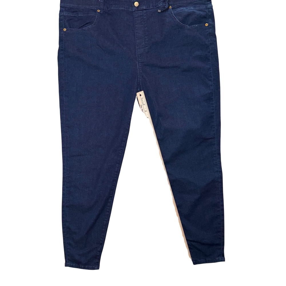 New Sweetlegs Skinny Jeans Jeggings Pia Blue Stretch Dark Wash Plus‎ Size 3X